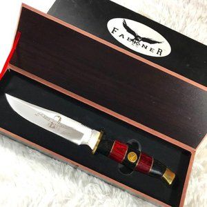 Faulkner Limited Edition David Crockett 11" American Mint Wild West Bowie Knife